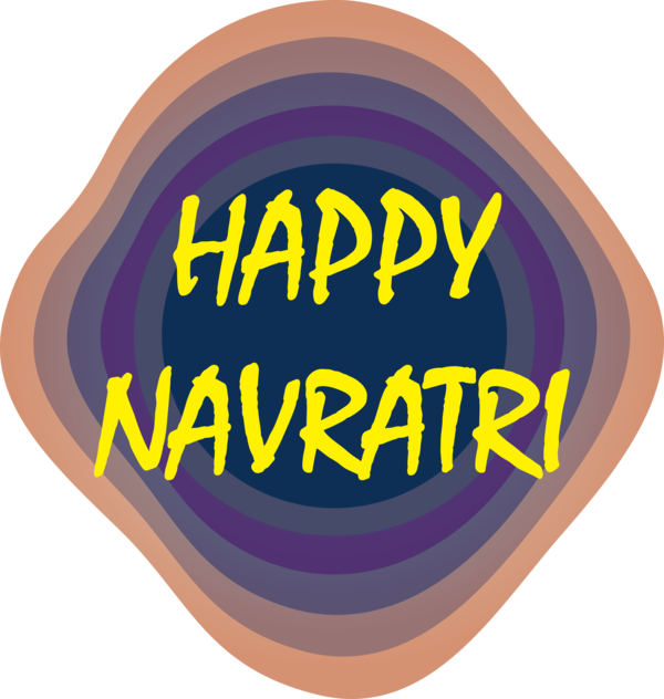 Transparent Navratri Logo Circle Mountain Hardwear for Navaratri for Navratri