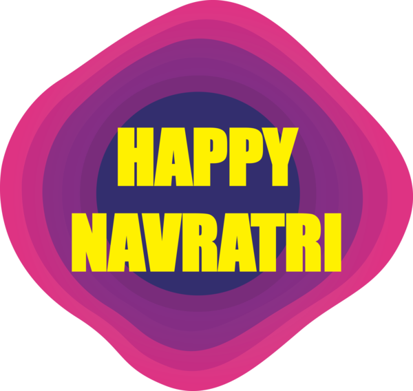 Transparent Navratri Logo Design Line for Navaratri for Navratri