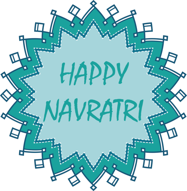 Transparent Navratri Poetry Logo Line for Navaratri for Navratri