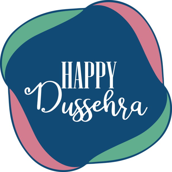 Transparent Dussehra Logo Design Green for Happy Dussehra for Dussehra