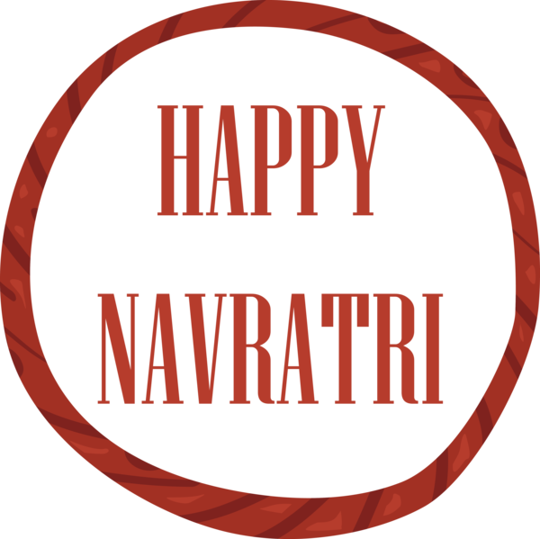 Transparent Navratri Logo Line Meter for Navaratri for Navratri