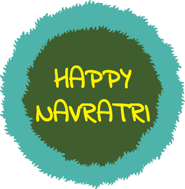 Transparent Navratri Leaf Logo Font for Navaratri for Navratri
