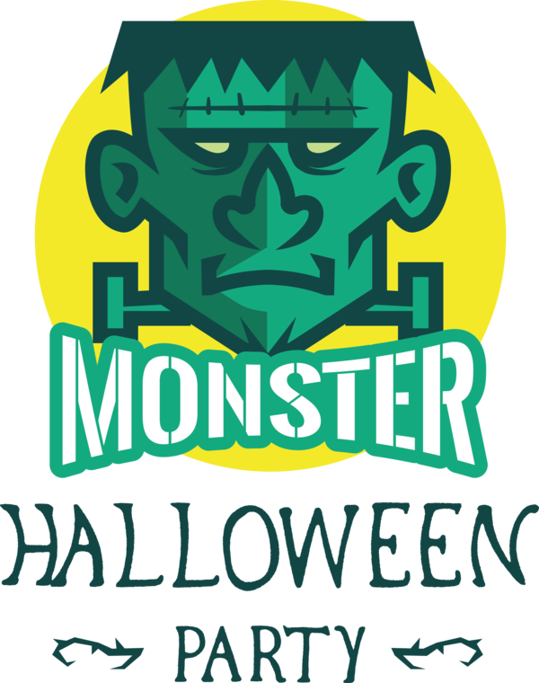 Transparent Halloween Logo Human Design for Halloween Party for Halloween