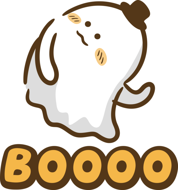 Transparent Halloween Icon Pictogram Drawing for Halloween Boo for Halloween