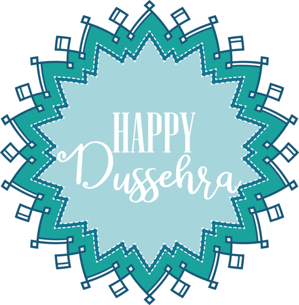 Transparent Dussehra GOKI Top Assortment - Set of 4 Logo Design for Happy Dussehra for Dussehra