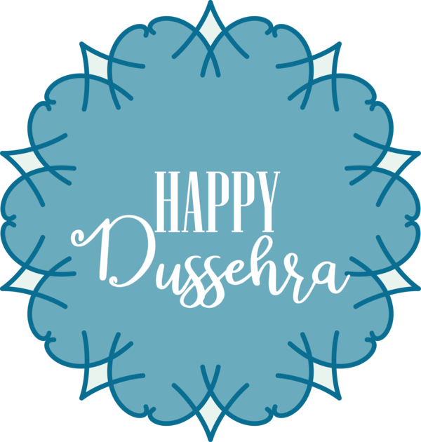 Transparent Dussehra Line art Logo Leaf for Happy Dussehra for Dussehra