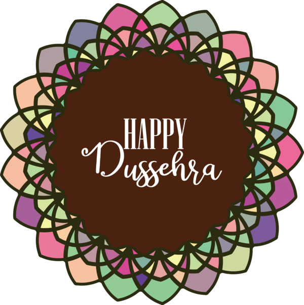 Transparent Dussehra Design Floral design Flower for Happy Dussehra for Dussehra
