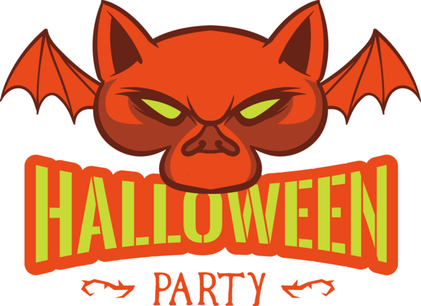 Transparent Halloween Cartoon Logo Snout for Halloween Party for Halloween