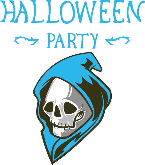 Transparent Halloween Cartoon Drawing Logo for Halloween Party for Halloween