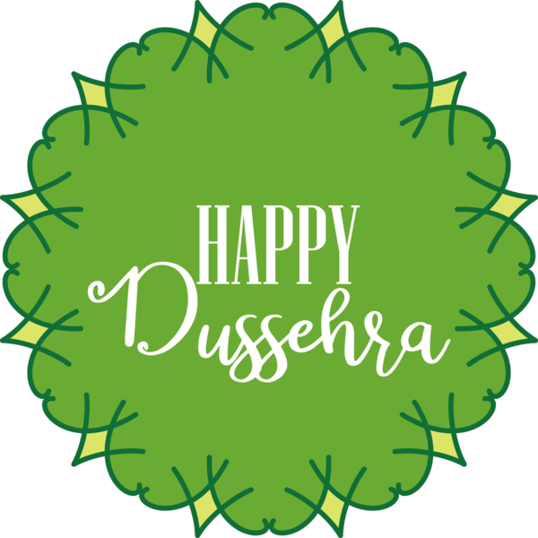 Transparent Dussehra Leaf Plant stem Flower for Happy Dussehra for Dussehra