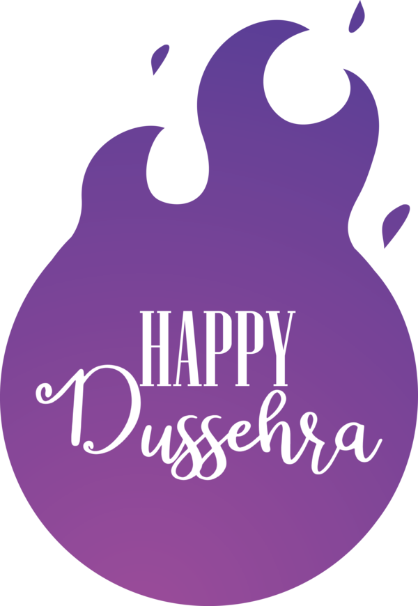 Transparent Dussehra Logo Pink M Meter for Happy Dussehra for Dussehra