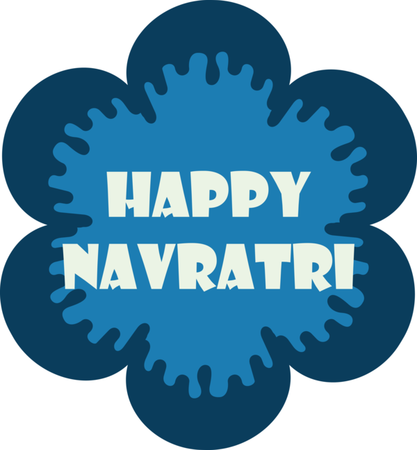 Transparent Navratri Design Flat design for Navaratri for Navratri