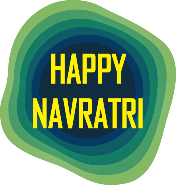 Transparent Navratri Logo Font Design for Navaratri for Navratri