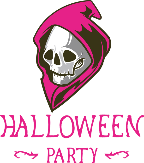 Transparent Halloween Design Logo Cartoon for Halloween Party for Halloween