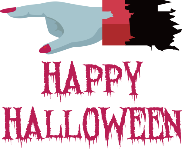 Transparent Halloween Design Poster Logo for Happy Halloween for Halloween