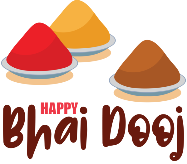 Transparent Bhai Dooj Logo Hat Design for Bhai Beej for Bhai Dooj