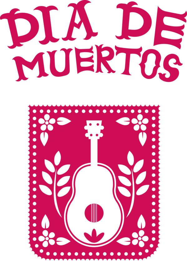 Transparent Day of the Dead Design Logo Cartoon for Día de Muertos for Day Of The Dead