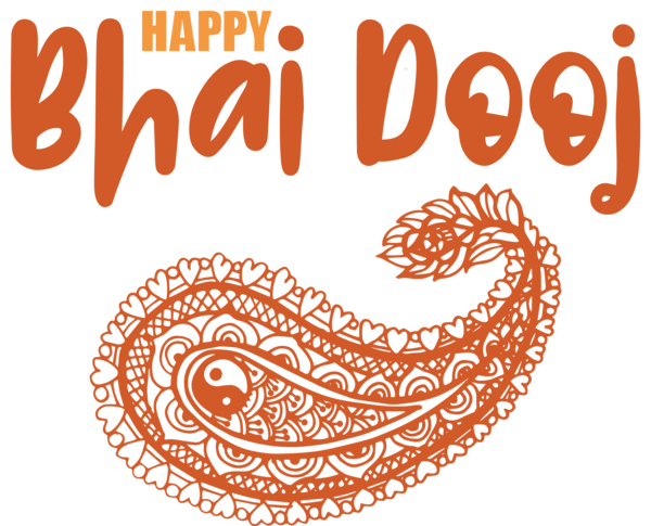 Transparent Bhai Dooj Design Visual arts Logo for Bhai Beej for Bhai Dooj