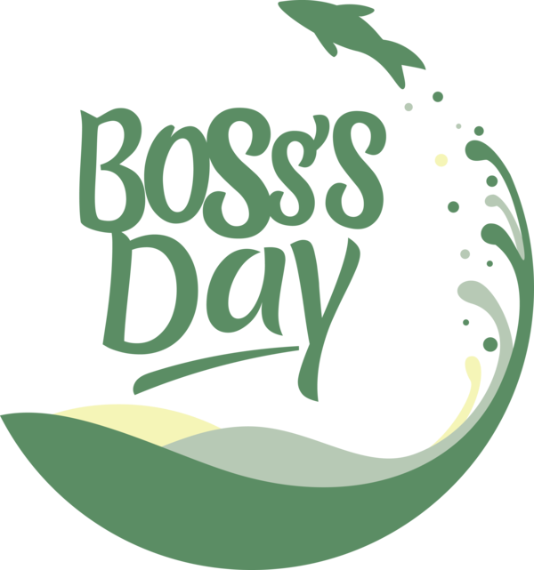 Transparent Bosses Day The Rainbow On The Lake Logo Leaf for Boss Day for Bosses Day