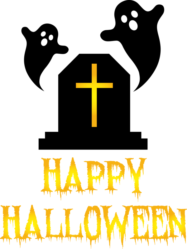 Transparent Halloween Logo Symbol for Happy Halloween for Halloween