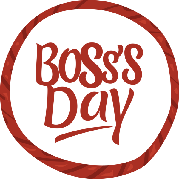 Transparent Bosses Day Logo Line Recreation for Boss Day for Bosses Day