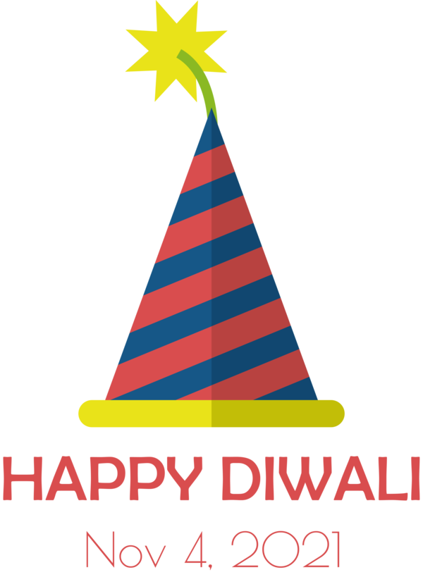 Transparent Diwali Christmas Tree Christmas Day Party hat for Happy Diwali for Diwali