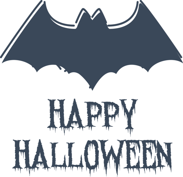 Transparent Halloween Logo Font Character for Happy Halloween for Halloween