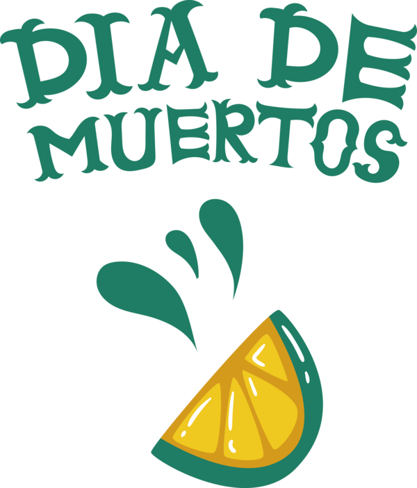 Transparent Day of the Dead Logo Design Leaf for Día de Muertos for Day Of The Dead