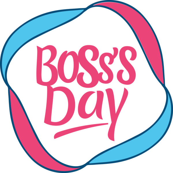 Transparent Bosses Day Logo Design Line for Boss Day for Bosses Day