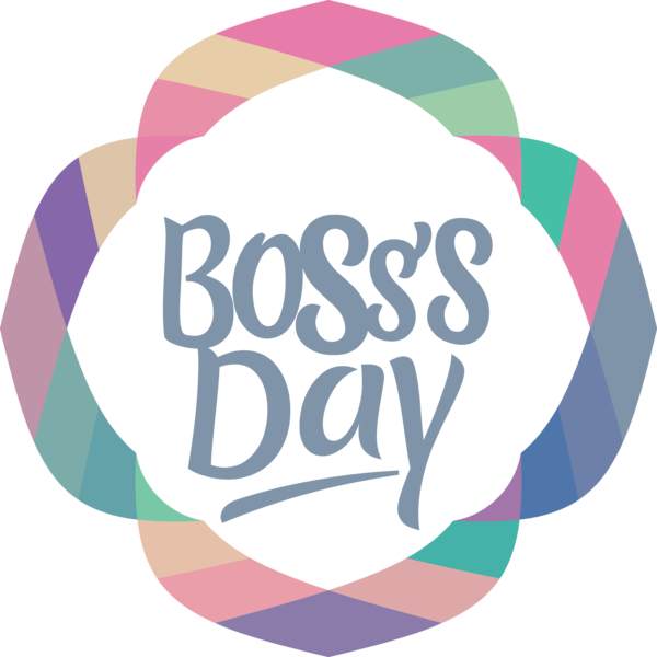 Transparent Bosses Day Design Logo Line for Boss Day for Bosses Day