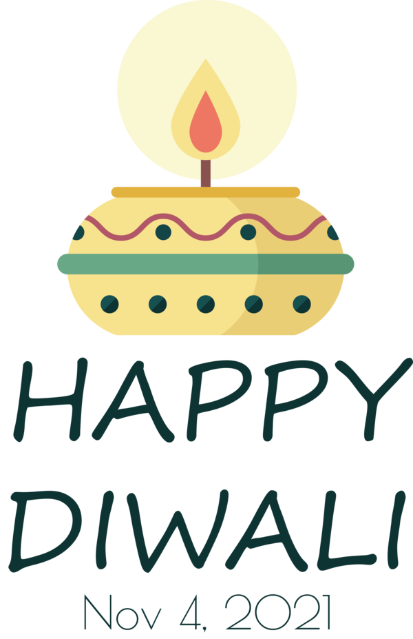 Transparent Diwali Logo Line Yellow for Happy Diwali for Diwali