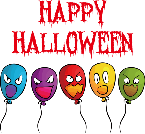 Transparent Halloween Smiley Emoticon Cartoon for Happy Halloween for Halloween
