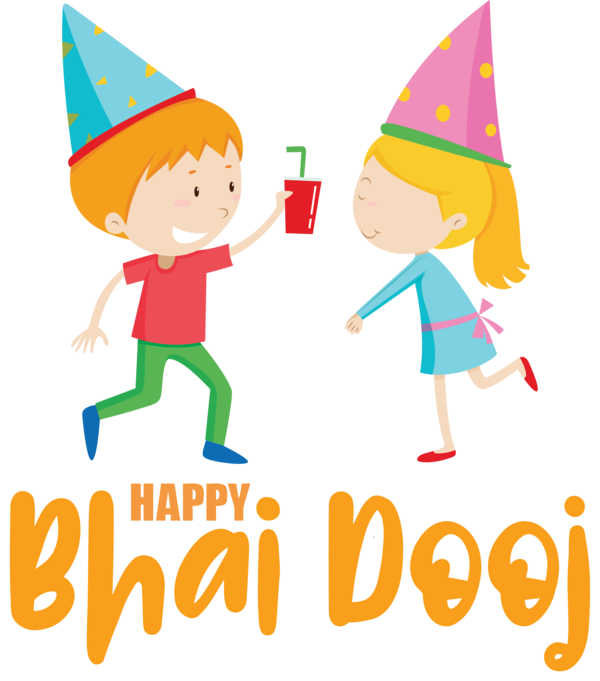Transparent Bhai Dooj Party hat Party Birthday for Bhai Beej for Bhai Dooj