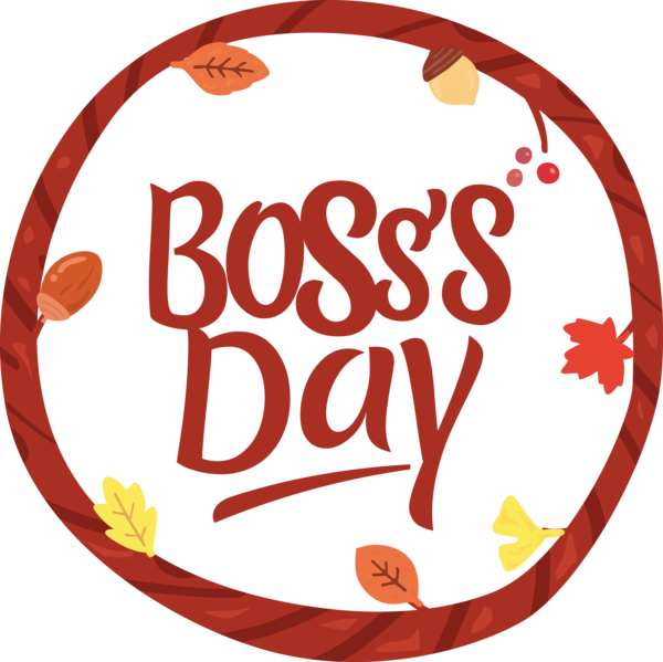 Transparent Bosses Day Logo Line Recreation for Boss Day for Bosses Day