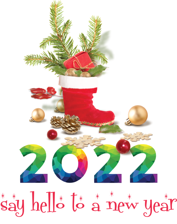 Transparent New Year Christmas Day Rudolph New Year for Happy New Year 2022 for New Year