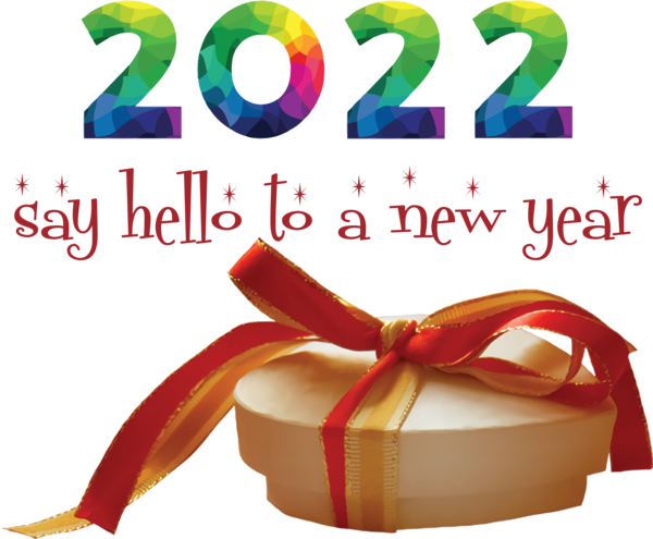 Transparent New Year Renesmee Gift Meter for Happy New Year 2022 for New Year