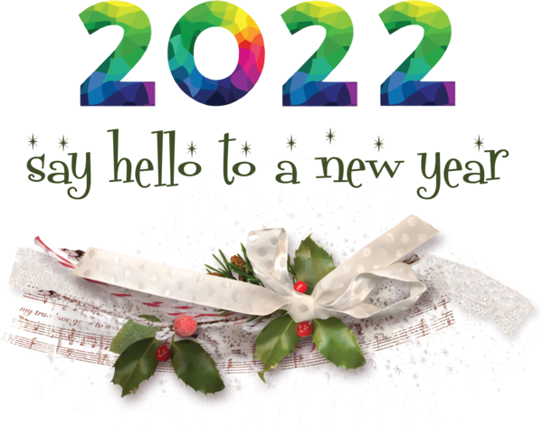 Transparent New Year Rudolph Mrs. Claus Christmas Day for Happy New Year 2022 for New Year
