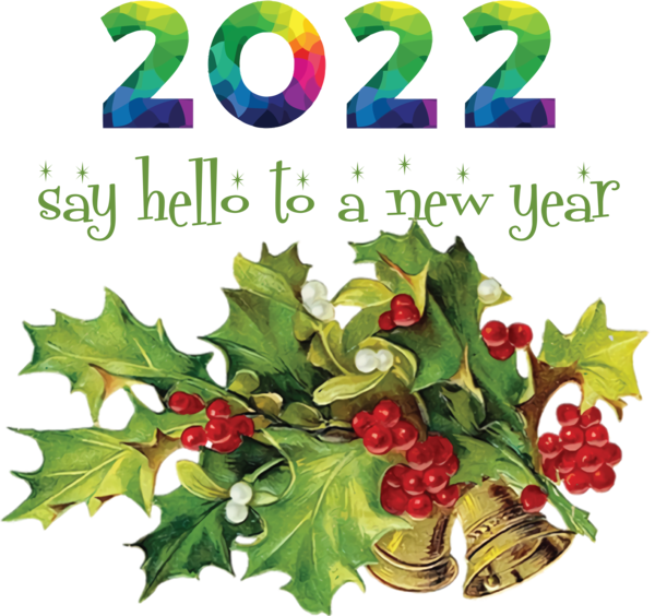 Transparent New Year Krampus Christmas Day Christmas card for Happy New Year 2022 for New Year