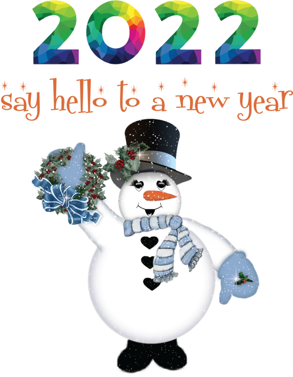 Transparent New Year Rudolph Christmas Day New Year for Happy New Year 2022 for New Year