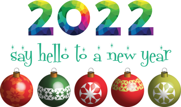 Transparent New Year Christmas Day New Year Christmas Tree for Happy New Year 2022 for New Year