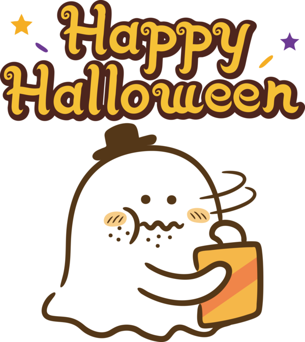 Transparent Halloween Human Cartoon Behavior for Happy Halloween for Halloween