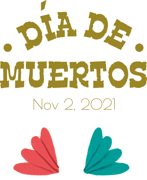 Transparent Day of the Dead Leaf Logo Country music for Día de Muertos for Day Of The Dead