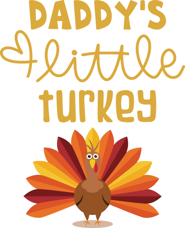 Transparent Thanksgiving Flower Yellow Beak for Thanksgiving Turkey for Thanksgiving