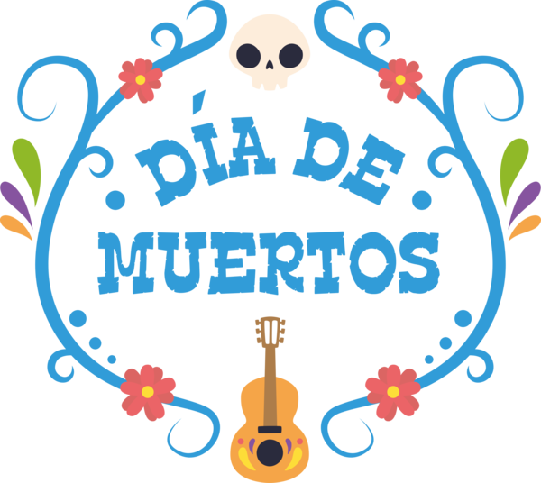 Transparent Day of the Dead Country music Drawing Piano for Día de Muertos for Day Of The Dead