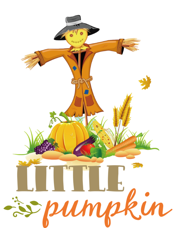 Transparent Thanksgiving Scarecrow Royalty-free for Thanksgiving Pumpkin for Thanksgiving