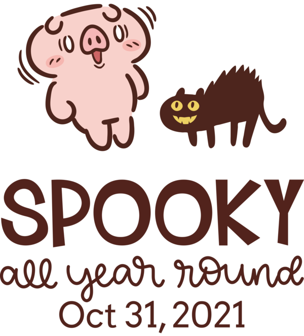 Transparent Halloween Human Cartoon Logo for Halloween Boo for Halloween