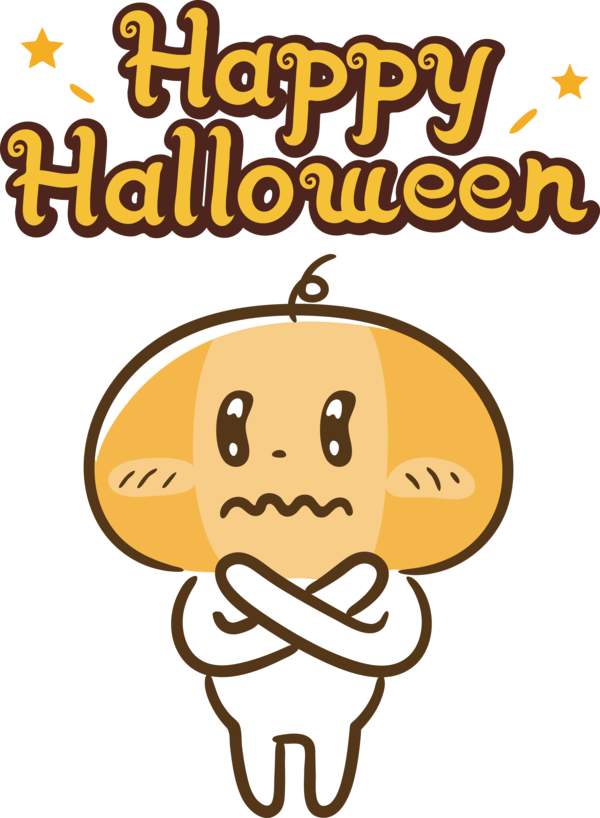 Transparent Halloween Smiley Human Cartoon for Happy Halloween for Halloween