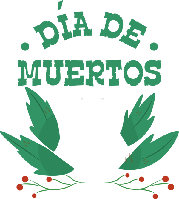Transparent Day of the Dead Line art Leaf Logo for Día de Muertos for Day Of The Dead