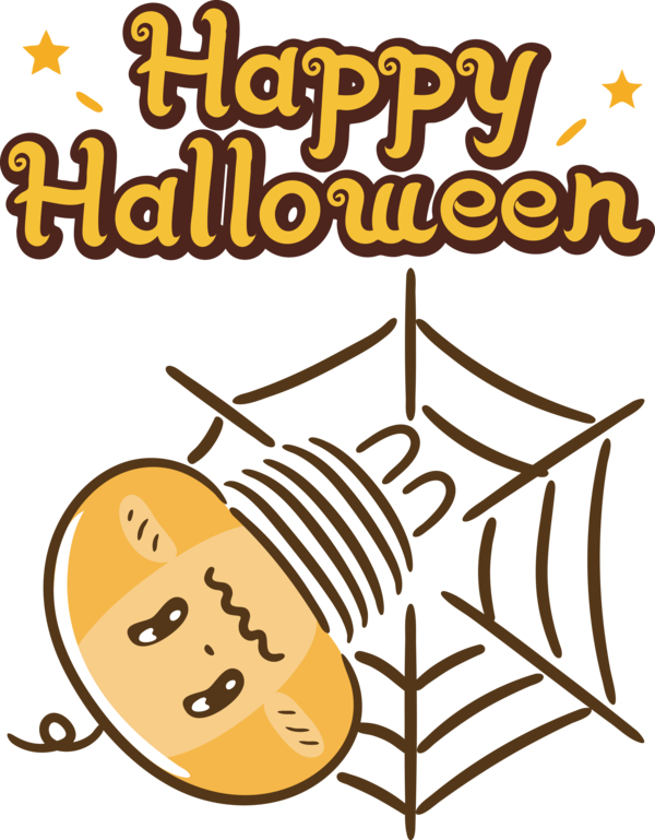 Transparent Halloween Cartoon Line Commodity for Happy Halloween for Halloween