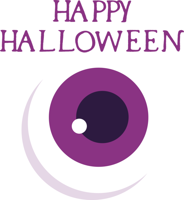 Transparent Halloween Logo Font Circle for Happy Halloween for Halloween